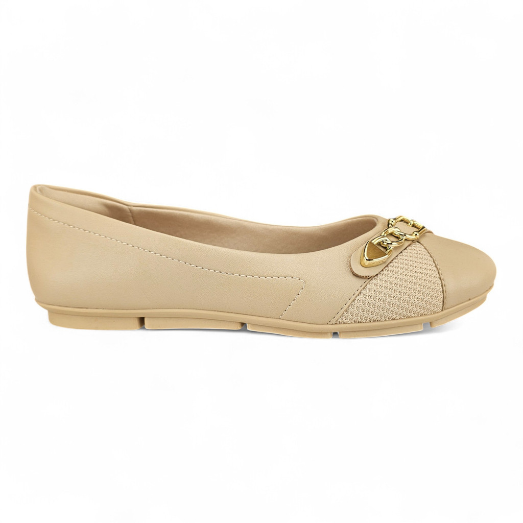 Sapatilha Feminino Comfortflex 2363303 Antiderrapante Confortável Dia a Dia Casual Social Passeio Elegante Versátil