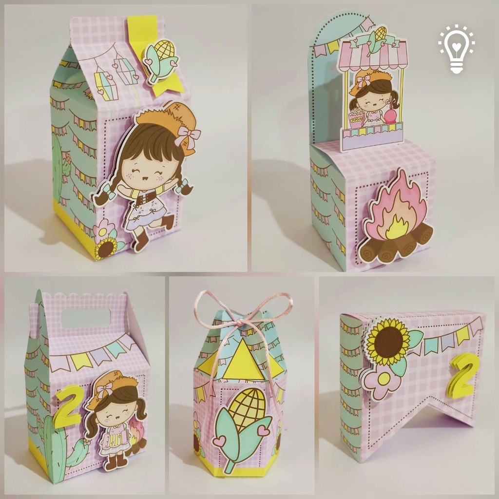 Kit Festa Junina Candy - Personalizado - Aniversário - Lembrancinha para Festa