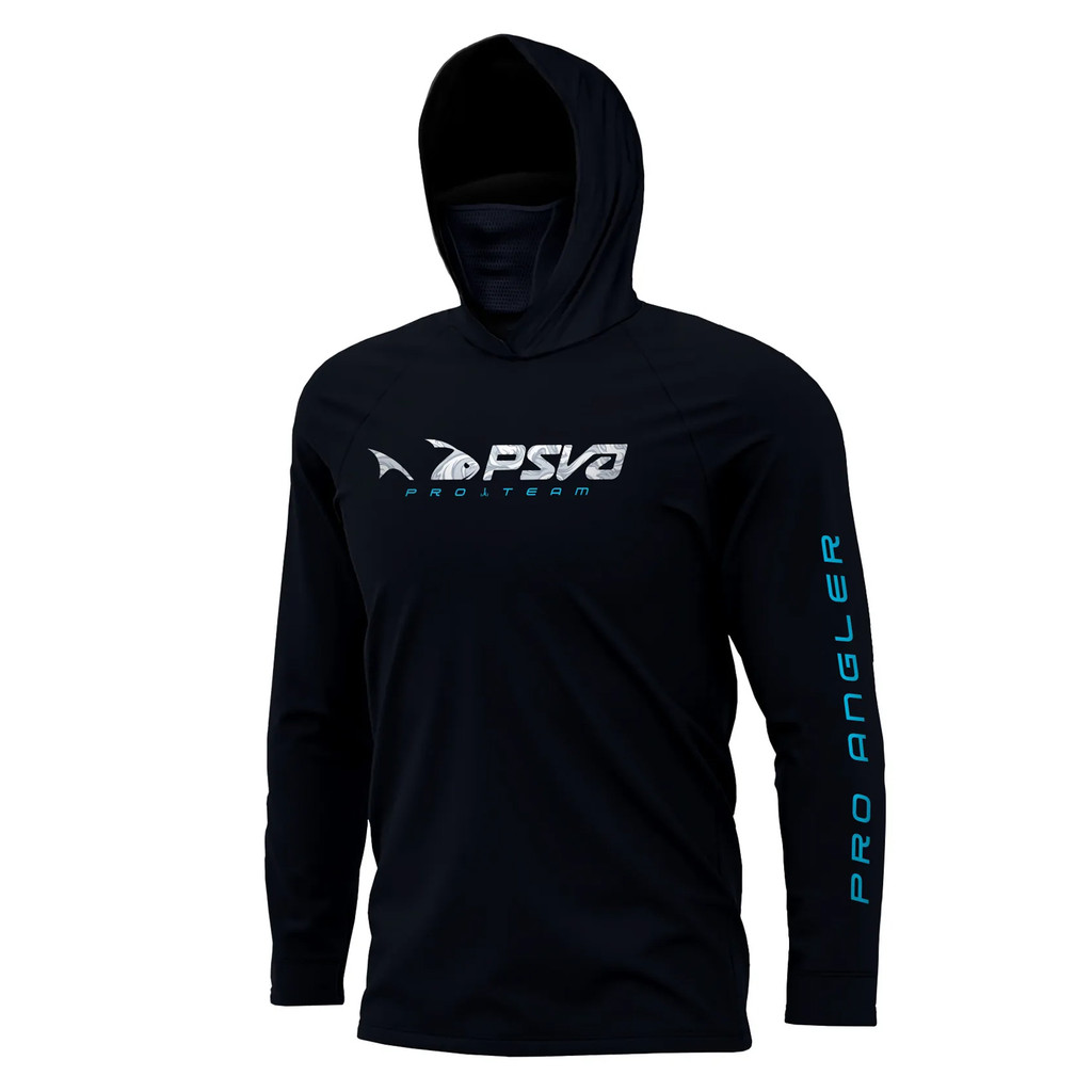 Camiseta de Pesca Presa Viva Poliamida 38 Com Capuz e Tube Neck