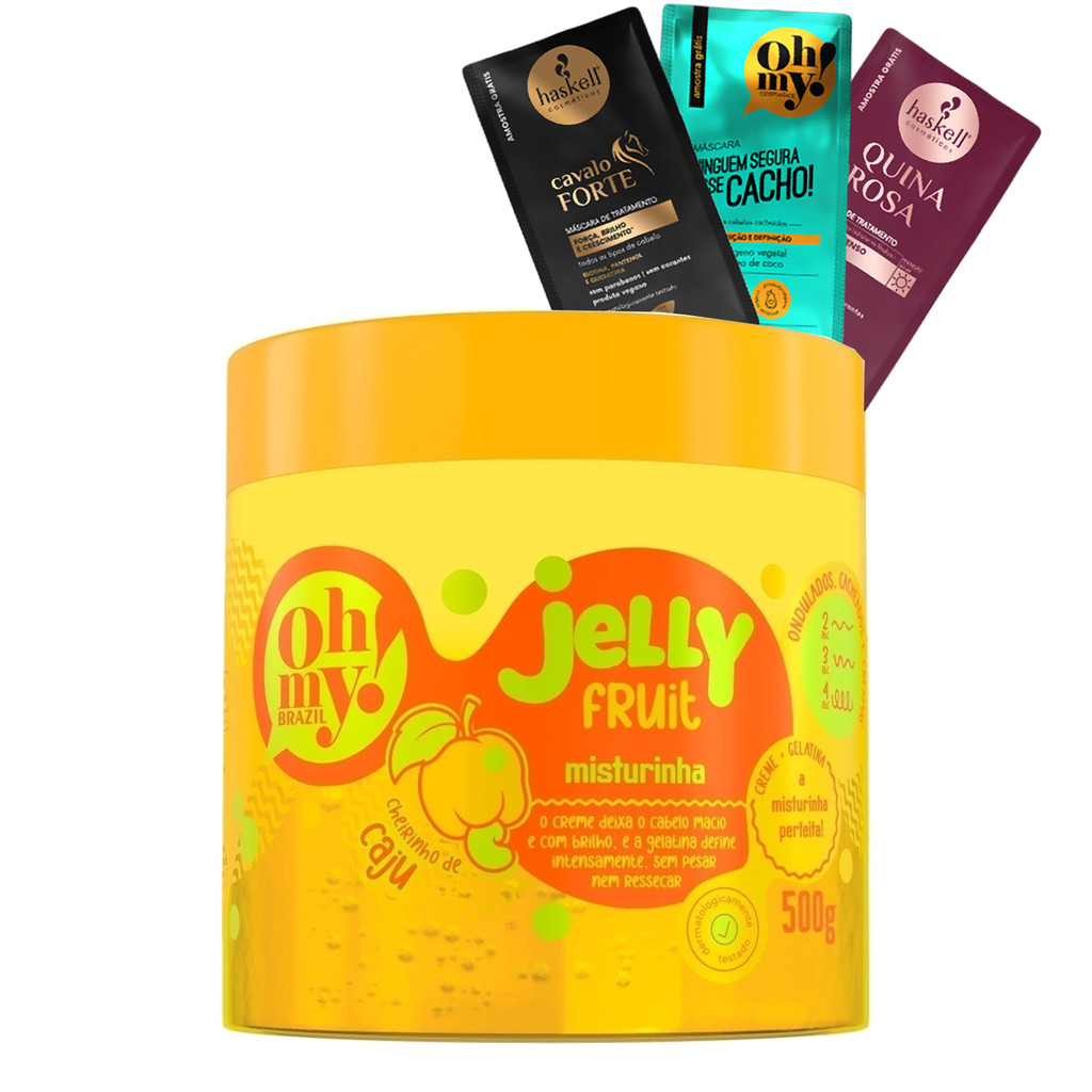 Jelly Fruit Oh My! Caju Misturinha 500gr em Oferta na Shopee