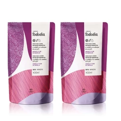 Kit 2 Refis Hidratante Natura Tododia Ameixa e Flor de Baunilha 400ml