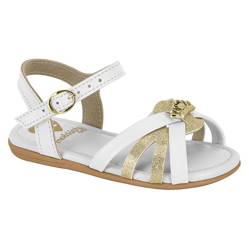 Sandalia Infantil Meninas Brilho Conforto Molekinha Original em Oferta na Shopee