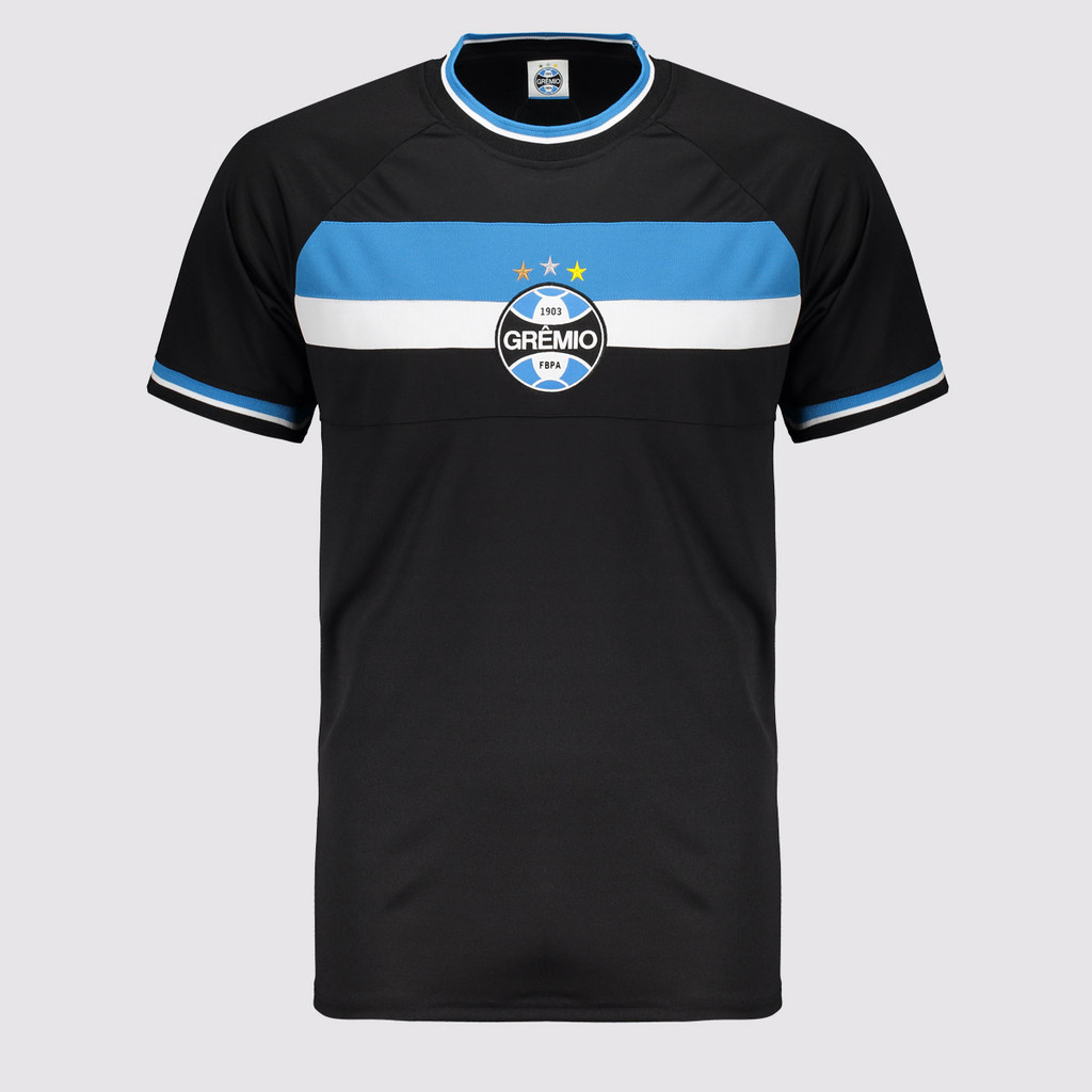 Camisa Grêmio Orion Preta em Oferta na Shopee