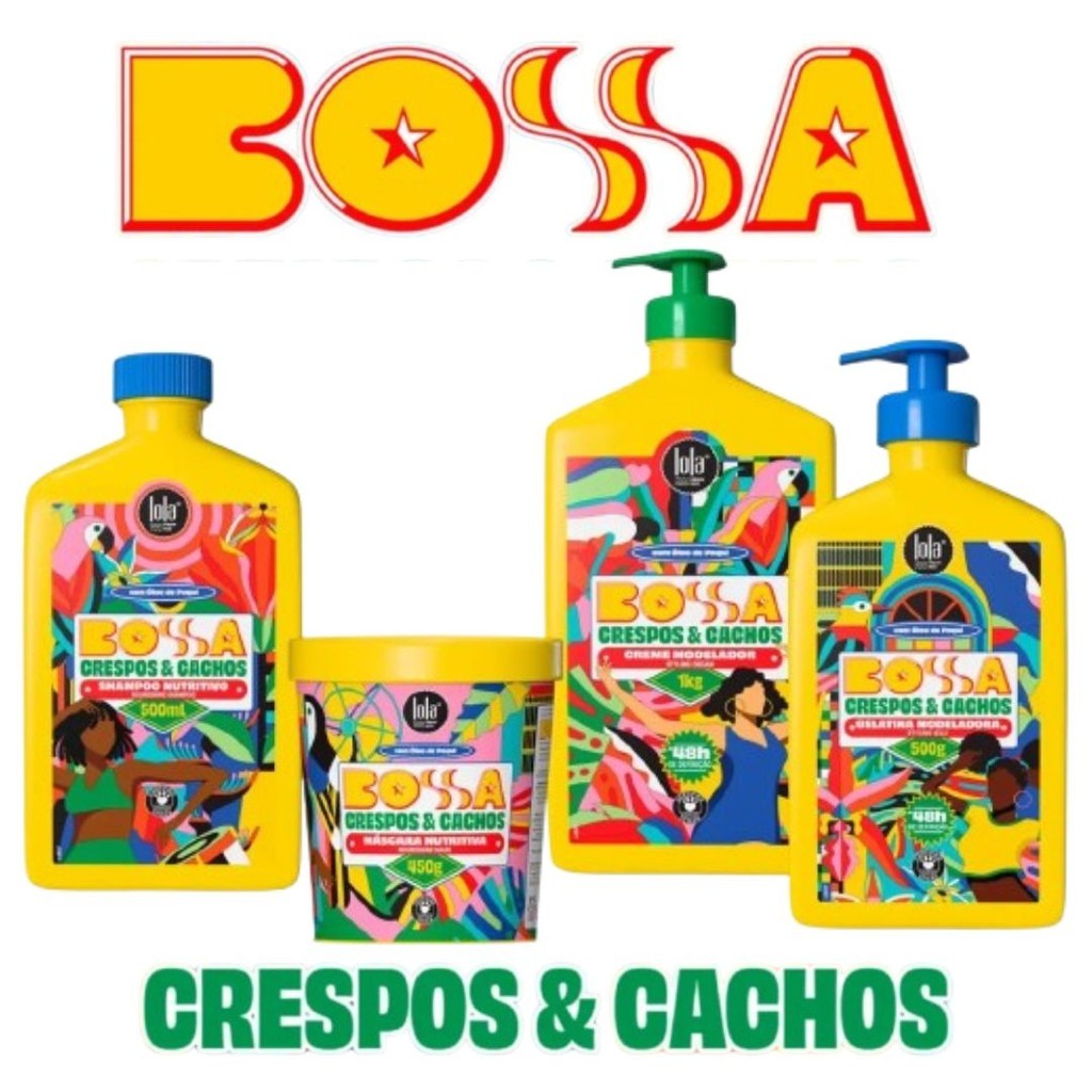 Linha Bossa Crespo & Cachos Lola – Selecione o Que Combina com Seu Cabelo