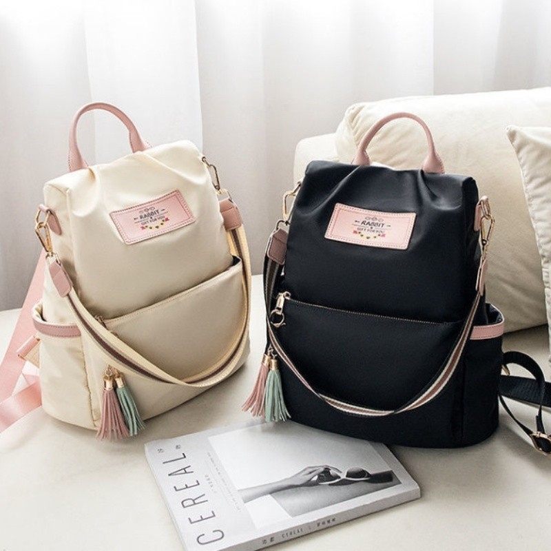 Mochila Bolsa de Lona Versátil com Alça Extra Antifurto Feminina Bolsa de Viagem de Grande Capacidade em Oferta na Shopee