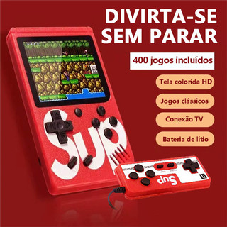 Mini Game Retrô Portatil Nintendo 400 Jogos Antigos Anos 80