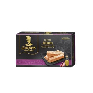 Filés de Atum em Azeite de Oliva com Alho - Palitos - 125g - Gomes da Costa em Oferta na Shopee