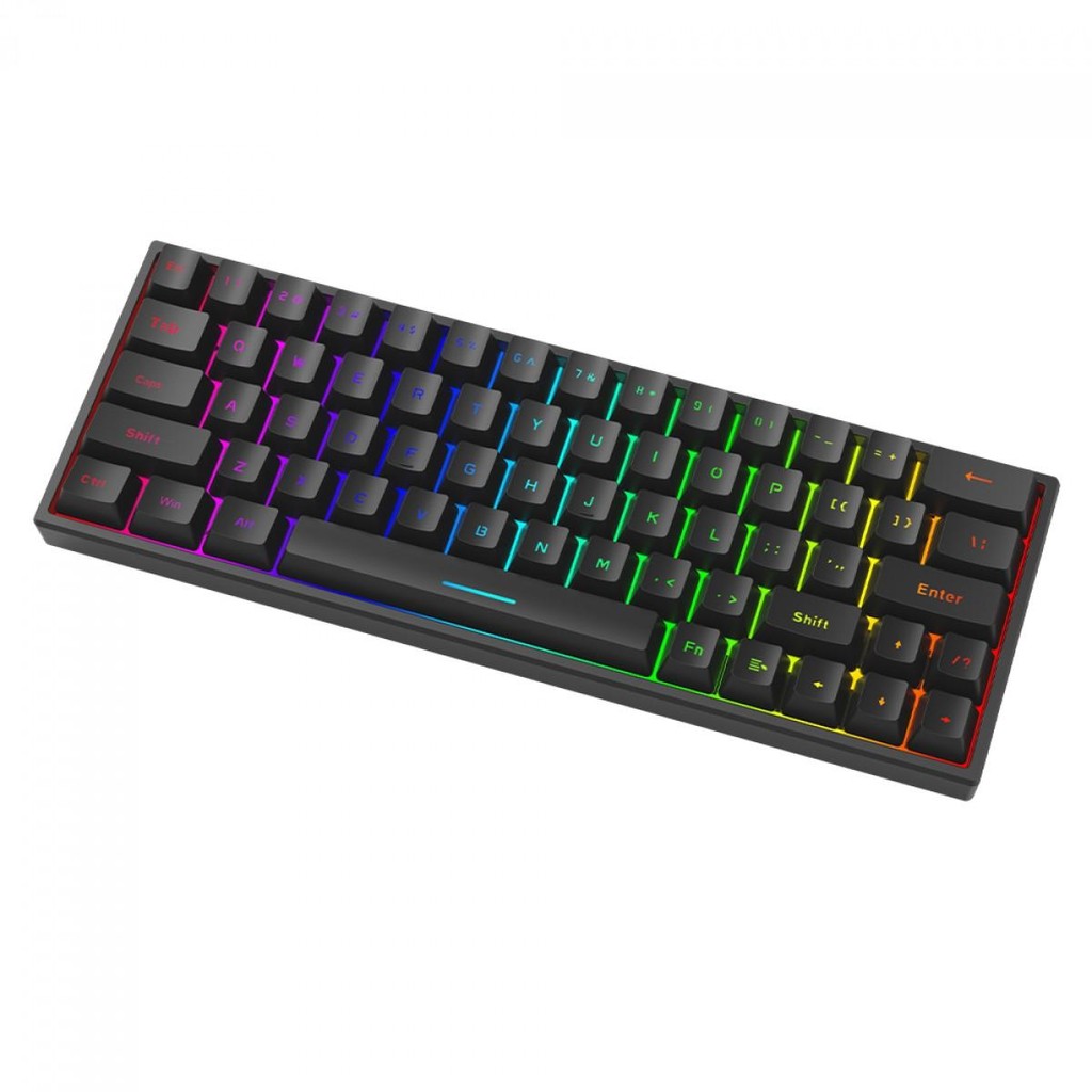Teclado Gamer Marvo KG955W, RGB, Wireless, Bluetooth, Switch Marvo, Black - detalhe