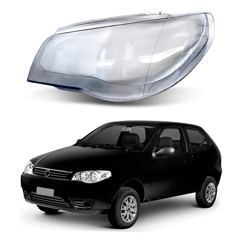 Lente Farol Dianteiro Le Fiat Palio 1.0 2004 A 2016 em Oferta na Shopee