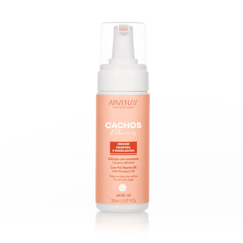 Mousse Fixadora e Modeladora Arvensis Cachos Naturais 150ml