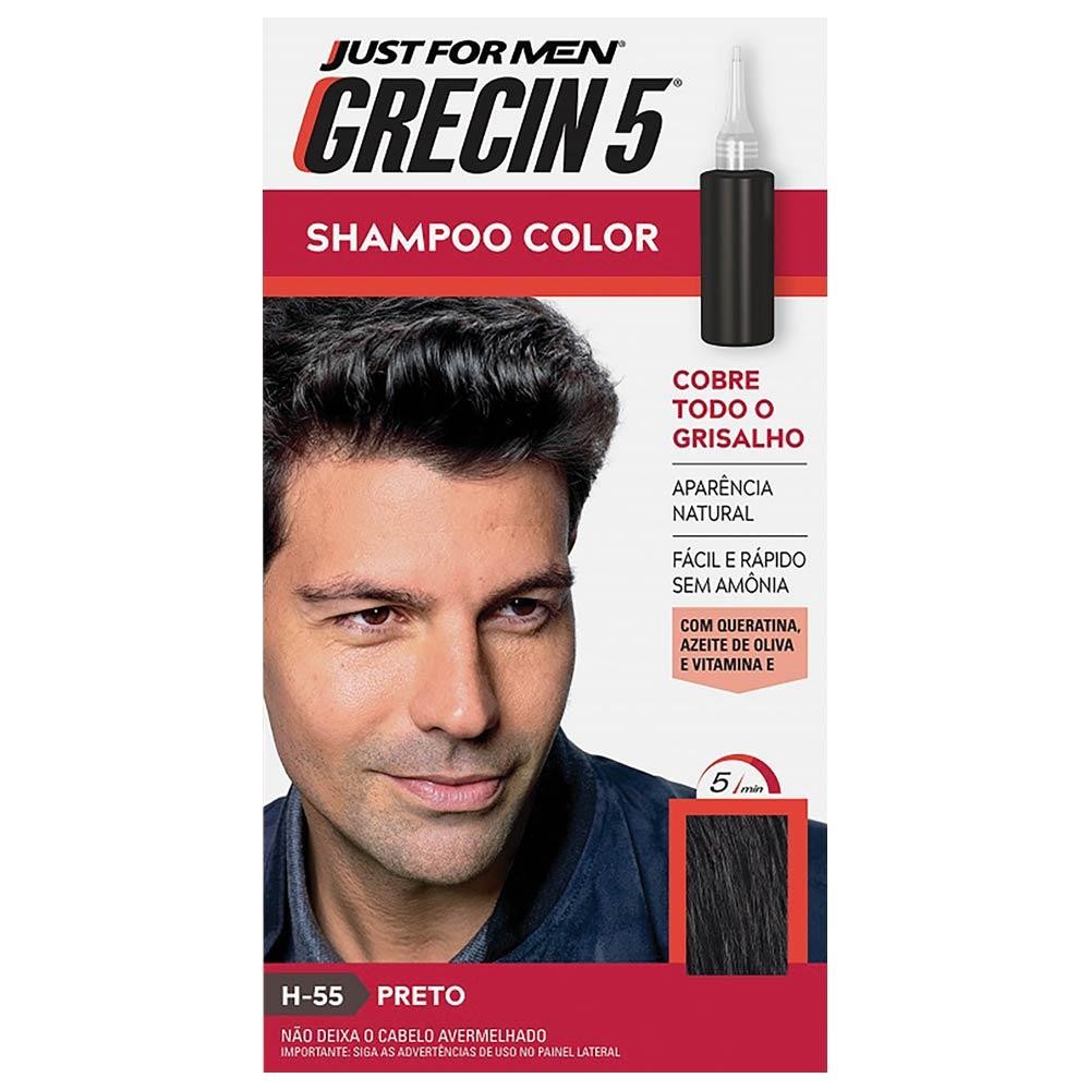 Grecin 5 Shampoo Preto em Oferta na Shopee