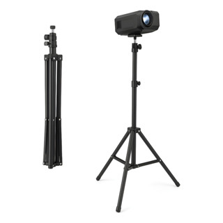 Tripé Universal para Projetor Hy300 Hy320 – Dobrável, Ajustável até 2m, Portátil e Resistente em Oferta na Shopee