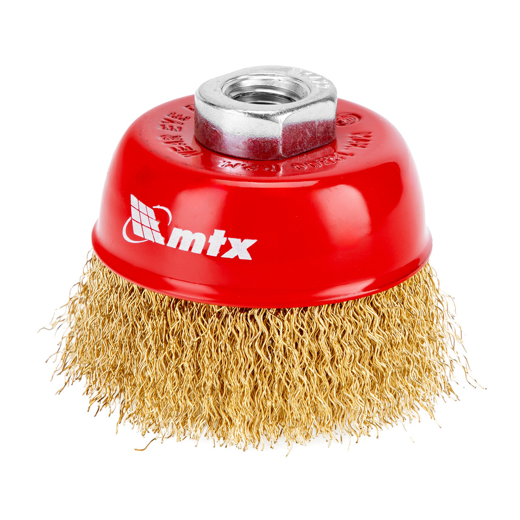 ESCOVA TIPO COPO, LATONADA, ROSCA M14, 75MM, 1PC // MTX em Oferta na Shopee