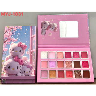 Kit Maquiagem Infantil Hello Kitty Paleta de Sombras Divertido em Oferta na Shopee