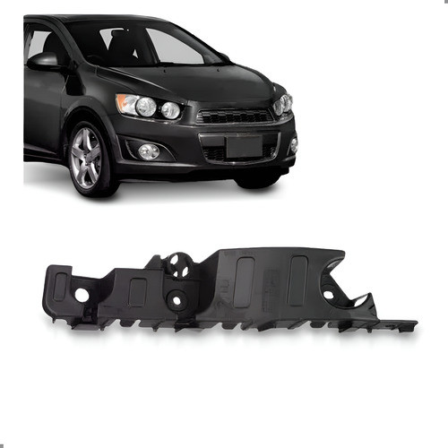 Suporte Guia Sonic 2012 2013 2014 Parachoque Dianteiro em Oferta na Shopee