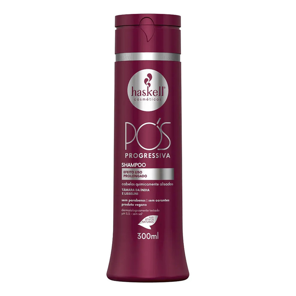 Shampoo Pós Progressiva Haskell 300ml Antifrizz