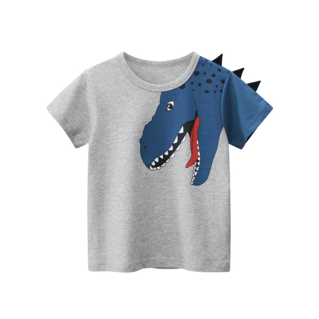 27 crianças marca roupas infantis versão coreana meninos 2026 verão crianças dos desenhos animados dinossauro menino cam