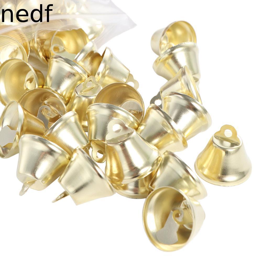 NEDFS 50 Peças De Sino Pequeno Dourado , Materiais De Joias , Artesanato DIY , De Jingle , Pingentes De Carrilhão De Ven