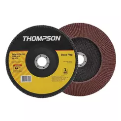 10 Discos Flap Thompson 4.1/2" G40