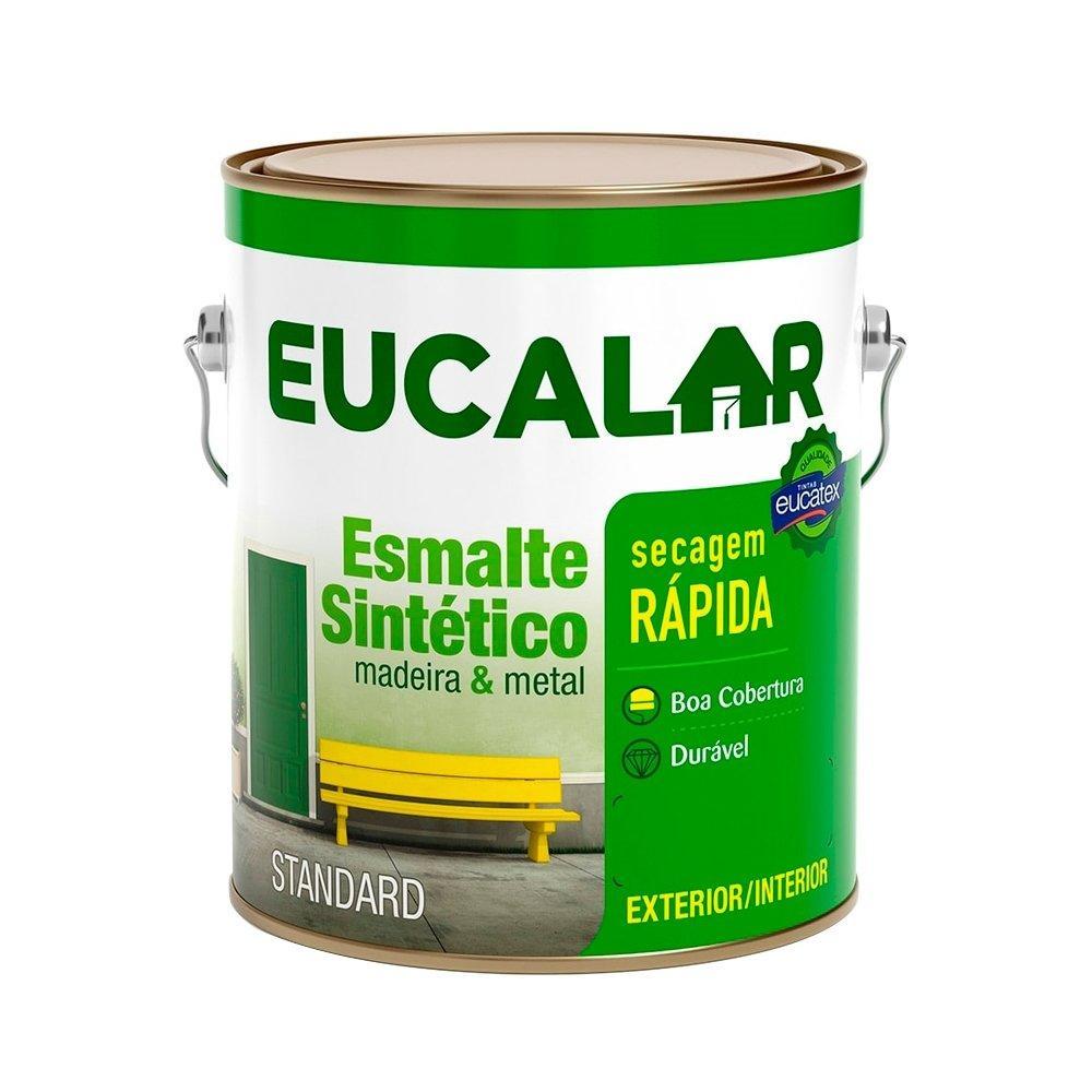 Tinta Esmalte Eucalar Brilhante Branco 3,6 Litros