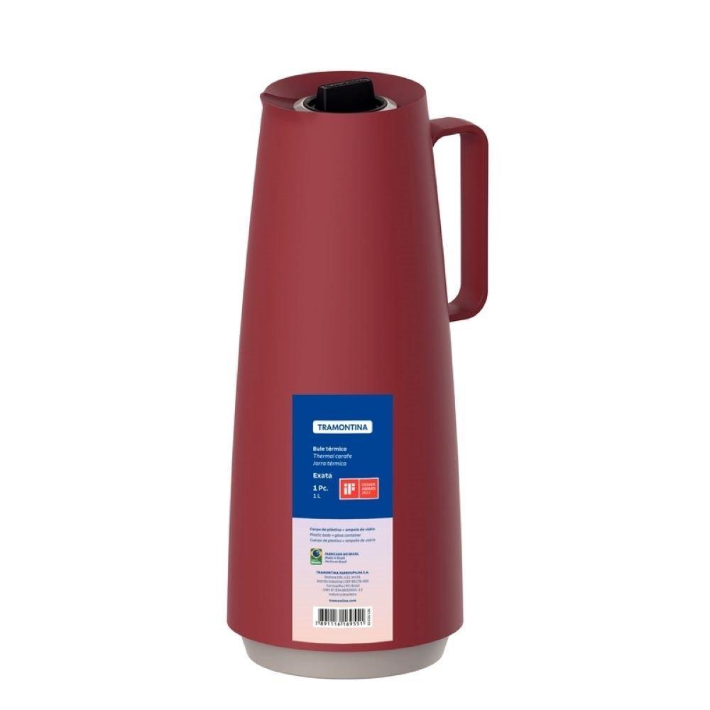 Bule Térmico Tramontina Exata 1L Vermelho