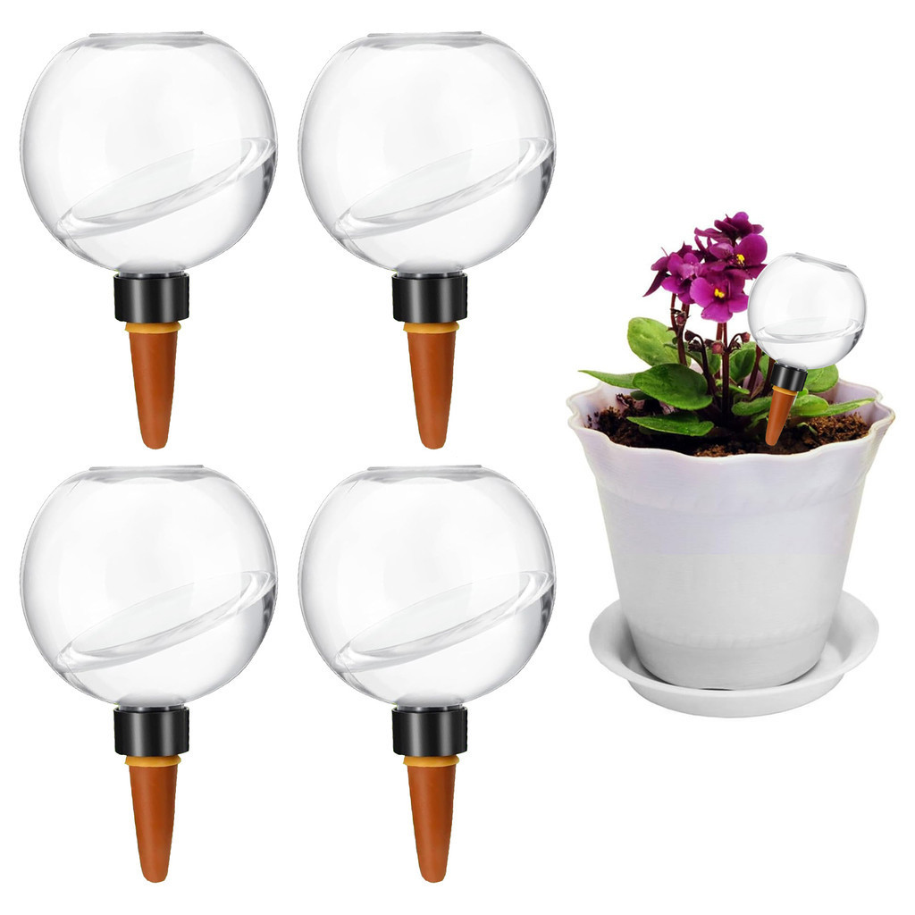 LY-80ml/500ml Globos De Rega Bolas Reutilizáveis Automática Transparentes Com Pontas Para Plantas De Interior Varanda Fl