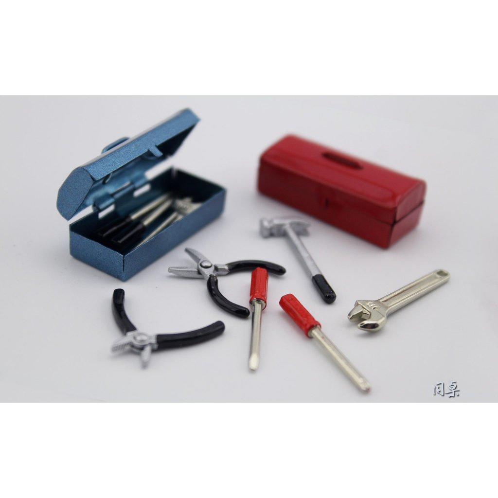 Ferramentas, acessórios para cenários de modelismo, mini martelo de soldado em escala 1/1, arma, chave inglesa, acessóri