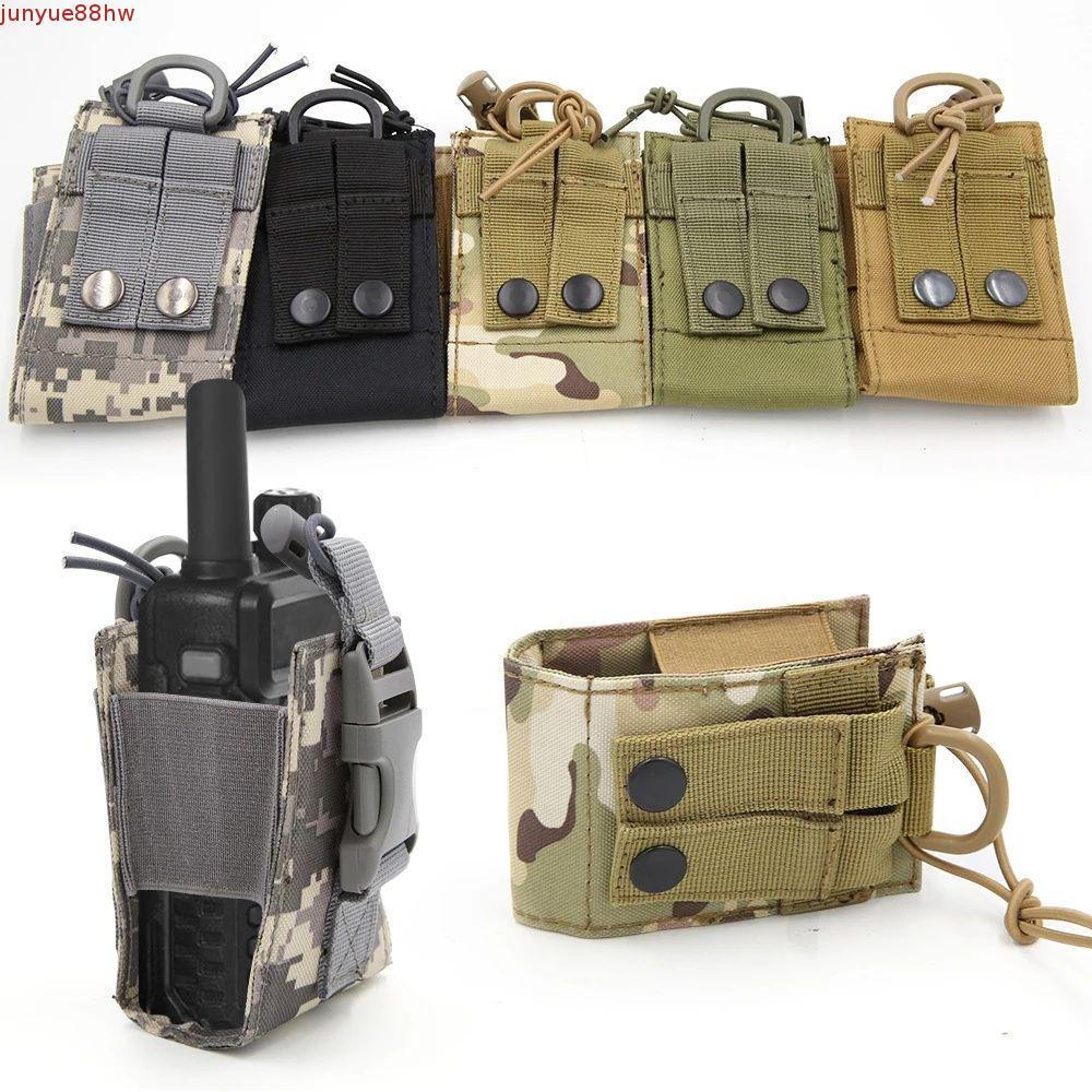 JUNYUE Walkie Talkie Bolsa Molle Pacote-Caso De Armazenamento De Interfone