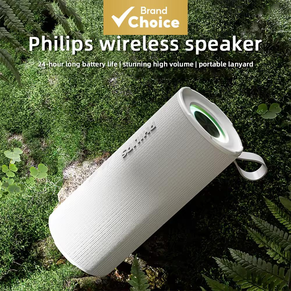 Philips TAS3150 Alto-falante Bluetooth Philips com graves, à prova d'água IPX7, duração de 24h, para PC desktop, laptop,