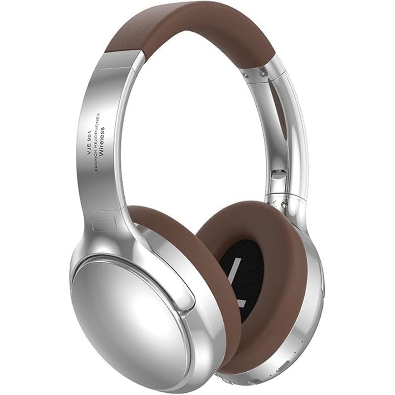 Fones De Ouvido De Metal Bluetooth 5.3 Sobre A Orelha , Sem Fio Leves Dobráveis De Áudio De Alta Resolução Com Microfone