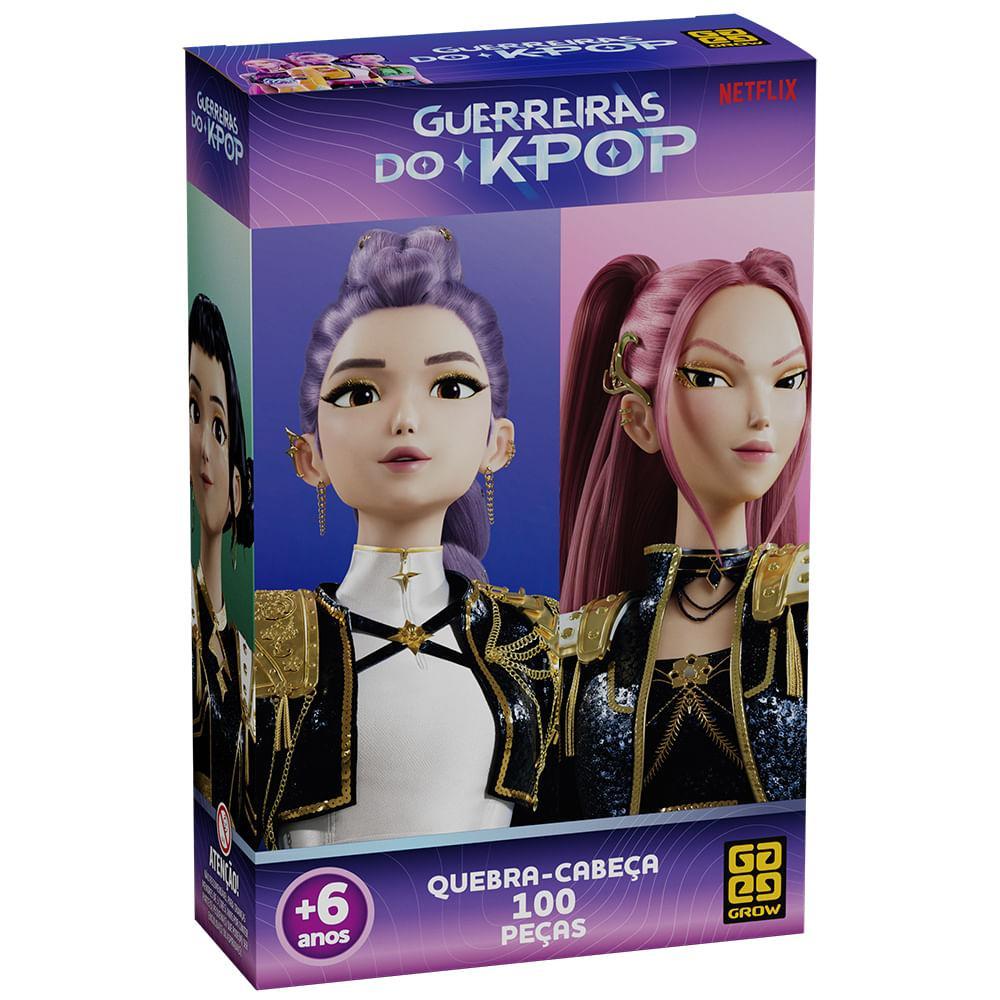 Quebra-cabeça 100 peças Guerreiras do K-POP