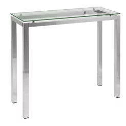Aparador em Aço 94 cm X 90 cm X 35 cm Prata/Cromado
