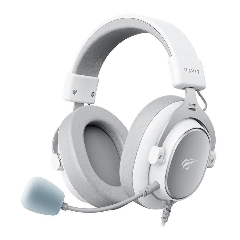 Headset Gamer Havit H2015SE, Drivers 53mm, Branco, H2015SE-WHT