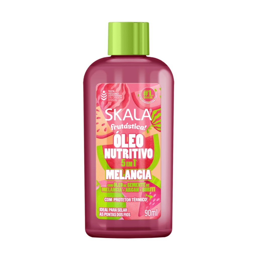 Óleo Nutritivo 5 Em 1 Melancia Protetor Térmico Skala 90ml