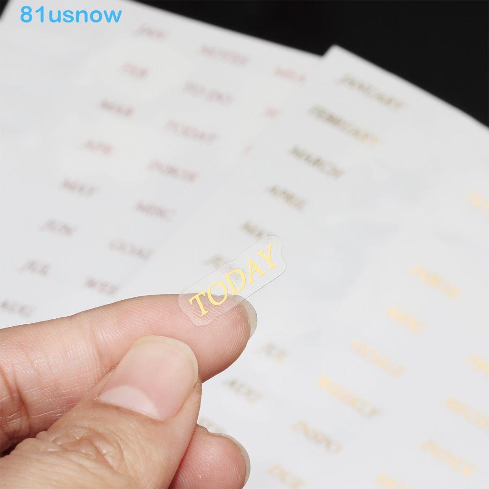 USNOW1 Diário Livro Adesivo Notebook Separador Página Para A5/A6 Encadernação Suprimentos De Índice De Fichário
