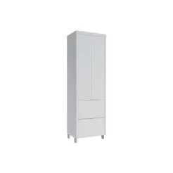 Paneleiro de Cozinha Marquesa c/ 2 Portas e 2 Gavetas 70cm Branca - Nesher