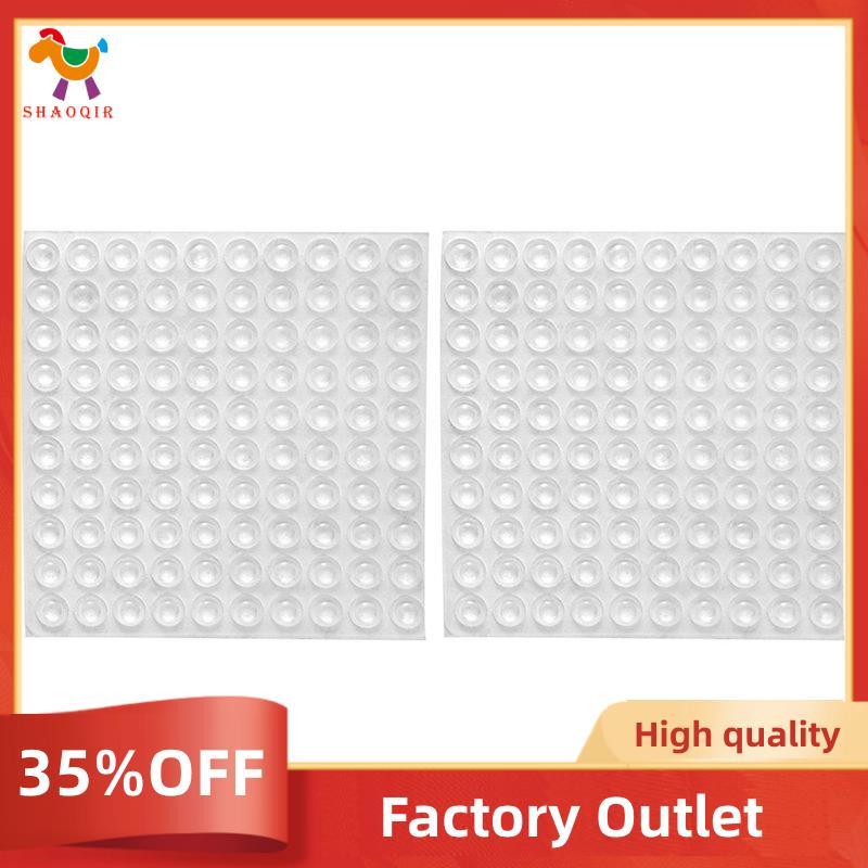 200x Pés De Borracha Transparentes Almofadas Adesivas Auto-Vara Pára-Choques Som Amortecimento Porta Armário Buffer , 8