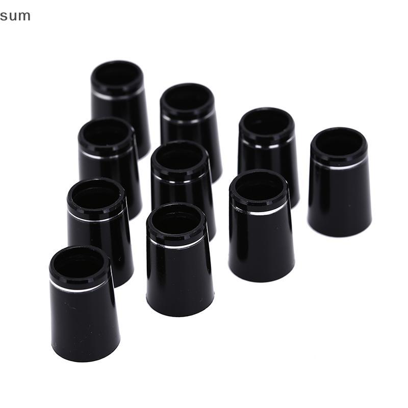 [sum] 10pcs Virolas De Golfe De Plástico Com Adaptador De Eixo Anel Duplo 9.5 * 19 * 13.4 BR