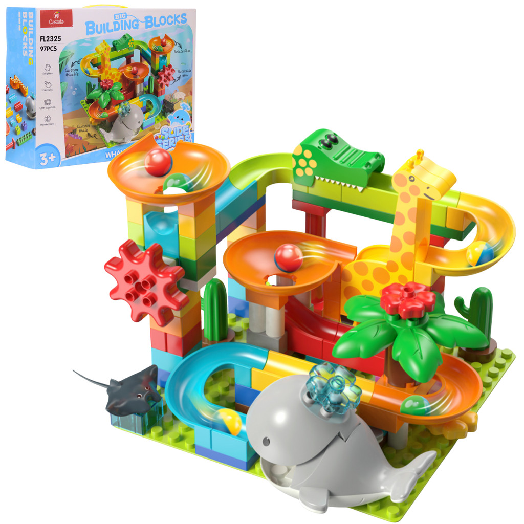 Blocos de Montar Pista de Baleia 97 Peças CBS0522 - Castela em Oferta na Shopee