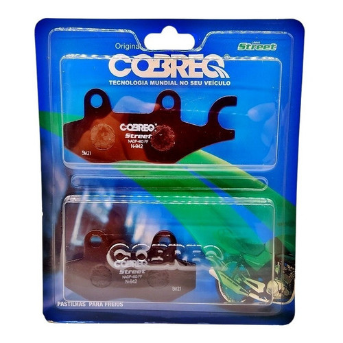 PASTILHA FREIO DIANTEIRA COBREQ ( N-942 ) LANDER 250 07 A 15 / TENERE 250 10 A 15 / XTZ125 / YES 125 em Oferta na Shopee