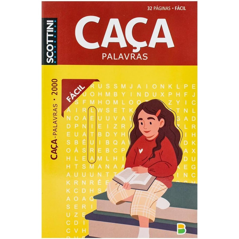 Scottini Caça-palavras com 32 pág | N.2000 | Fácil