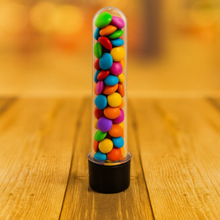 10~50 TUBETE ACRÍLICO LEMBRANCINHAS 13CM COM TAMPA PRETO em Oferta na Shopee