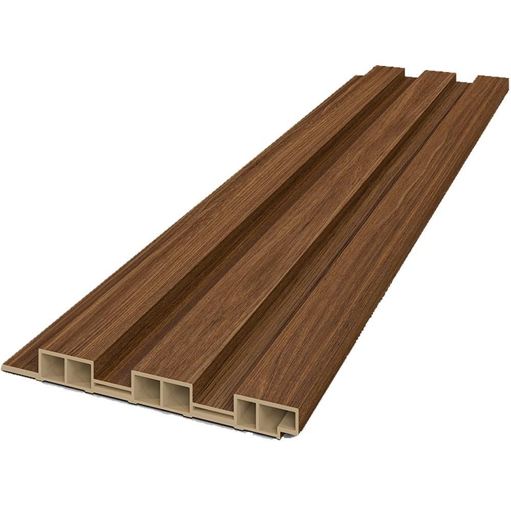 Painel Ripado Modaza WPC Imbuia 12 x 285 cm em Oferta na Shopee