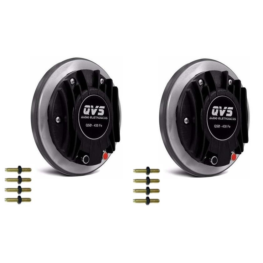2 Driver Qvs 430fe 200w Corneta Trio Pesado D405 D 405 Draven Som Automotivo Paredao Bob