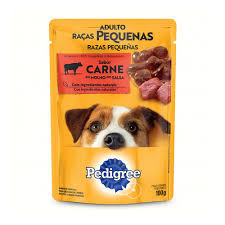 KIT C/ 7 PEDIGREE SACHE RAÇAS PEQUENAS CARNE 100G
