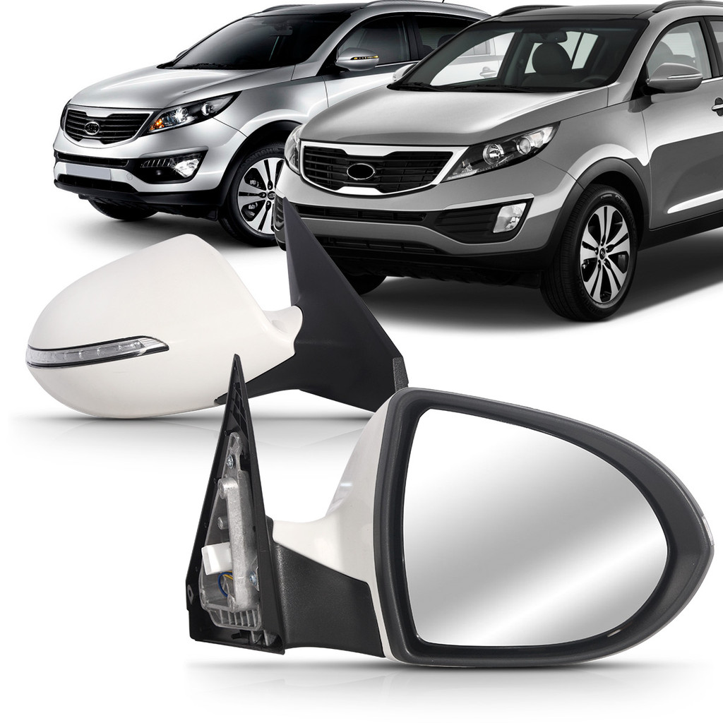 Retrovisor Sportage 2011 2012 2013 2014 2015 2016 Com Pisca