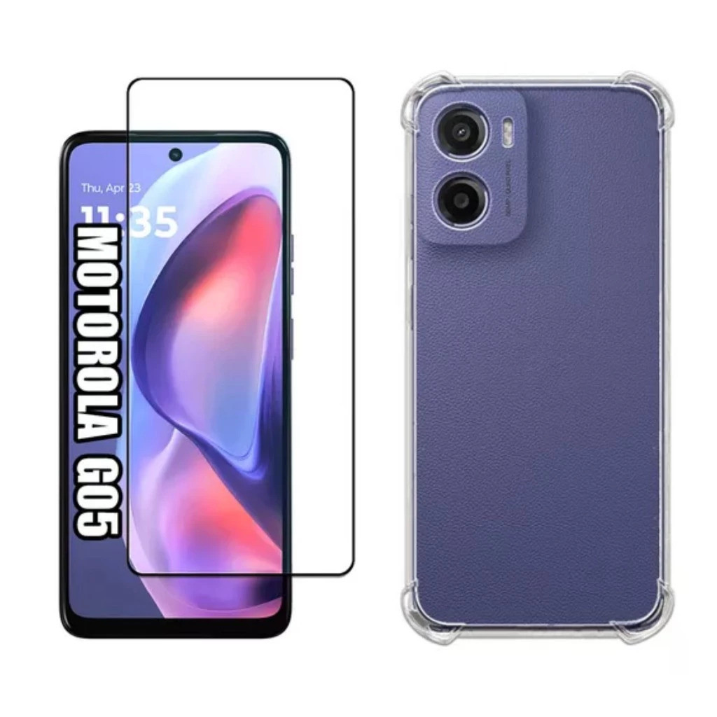 Película e Capa Capinha Motorola Moto G05