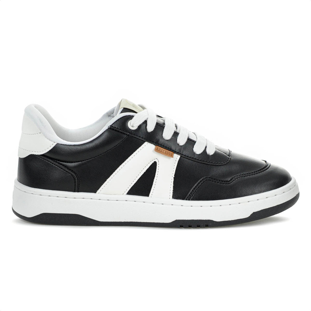 Tênis Anacapri AC1119 Preto e Branco - Feminino