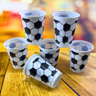 200 COPO FUTEBOL FESTA PLASTICO ANIVERSARIO  200ml (KAIXOTE) em Oferta na Shopee