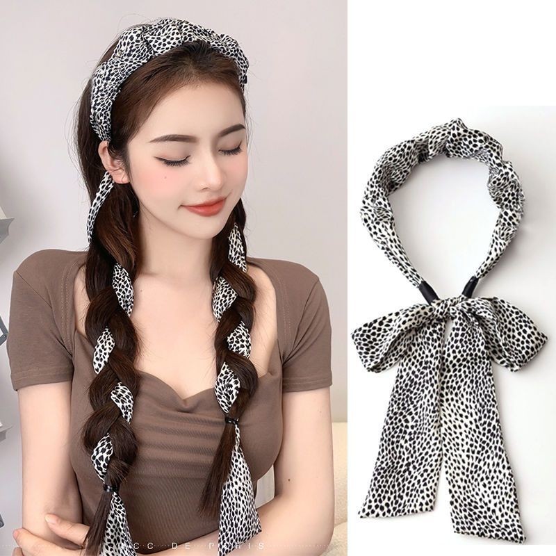 Faixa de cabelo Streamer grampo de cabelo imprensa faixa de cabelo trançado cocar Outing faixa de cabelo feminino All-Ma